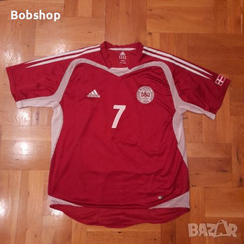 Denmark - Adidas - Thomas Gravesen #7 - season 2004/2005, снимка 1 - Футбол - 46233092