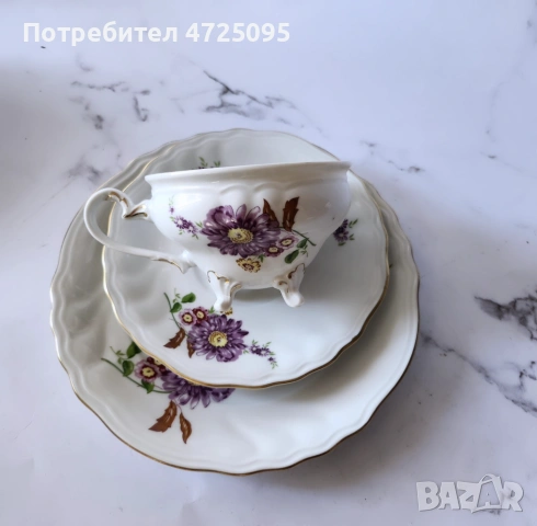 Троен порцеланов сет Weimar 