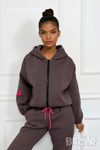 Дамски зимен комплект анцуг Charlie, 3цвята , снимка 5 - Комплекти - 51625095