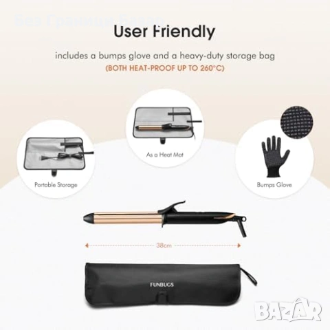 Нова Титаниева маша 25mm  бързо загряване 20 секунди автоизключване 2m кабел, снимка 7 - Маши за коса - 53523795