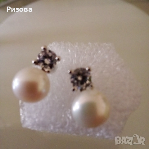 Продавам перлен комплект,кулите и два бр.перлени обици, снимка 4 - Обеци - 51623966