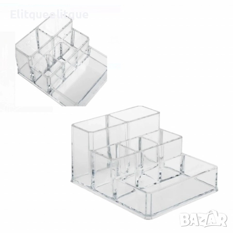 Прозрачен акрилен органайзер за грим – стил и удобство в едно, снимка 4 - Други стоки за дома - 52208167