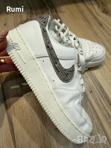 Оригинални кецове с Екзотична змийска кожа Nike Air Force 1 Low ! 37,5 н н, 60 лв