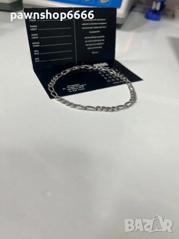 Сребърна гривна 925 проба, снимка 2 - Гривни - 53560417