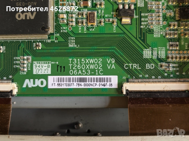 . SAMSUNG LE32S86BD-BN41-00878A-BN41-00156A-T315XW02 V9 , снимка 9 - Части и Платки - 53026432