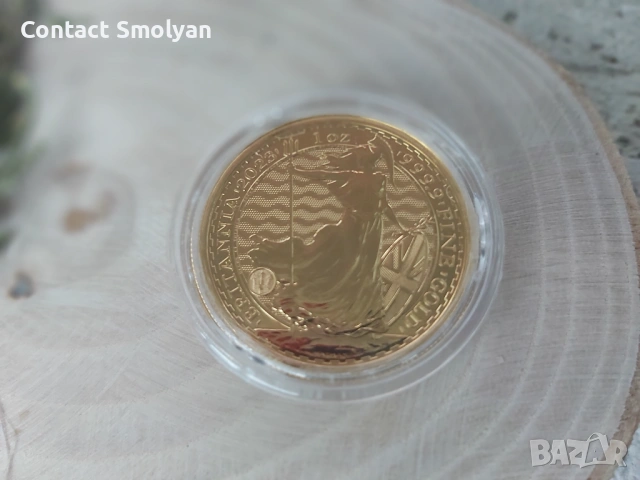 Златна монета Британия Елизабет 2023 (1 oz) 31.1 грама, снимка 2 - Нумизматика и бонистика - 53557352