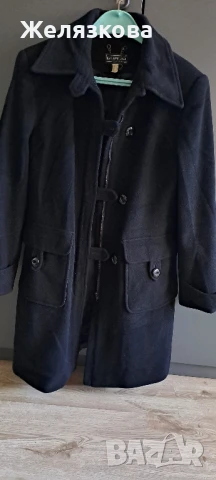 Черно палто кашмир 