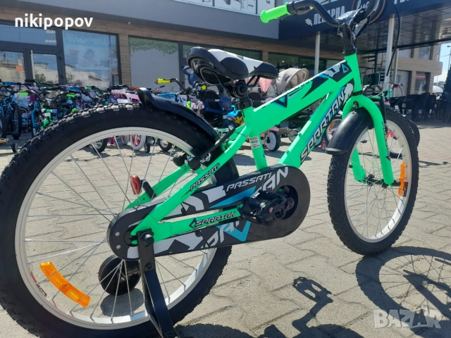 PASSATI Велосипед 20" SPARTAN зелен, снимка 5 - Велосипеди - 53559795