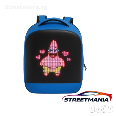 Смарт LED раница Wi-fi приложение Pixel ученическа, лед , мото мотор, снимка 3 - Аксесоари и консумативи - 54001866