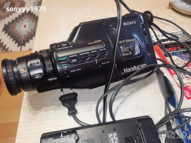 SONY CCD-F550E VIDEO 8 MADE IN FRANCE 0802251942, снимка 12 - Камери - 53405519