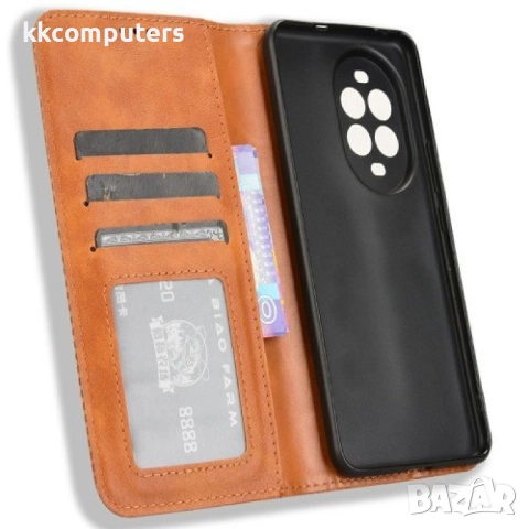 Huawei nova 13 Pro 5G Retro Texture Wallet Калъф и Протектор, снимка 7 - Калъфи, кейсове - 51450533