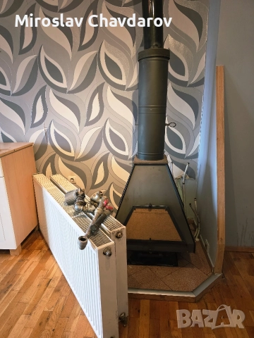 Камина с водна риза , снимка 4 - Отоплителни печки - 52566621