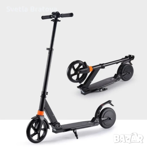 Сгъваема електрическа тротинетка с 8 инча гуми и скорост до 15 км./час SCOOTER5, снимка 5 - Велосипеди - 50840875