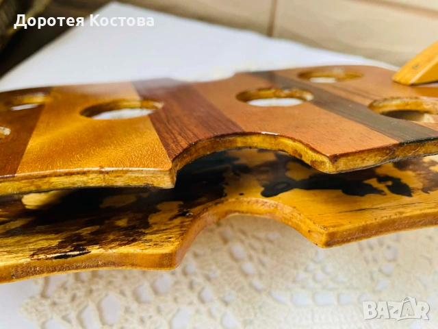 Красива цигулка с 6 чаши за ш0тове от Англия, снимка 8 - Антикварни и старинни предмети - 53587921