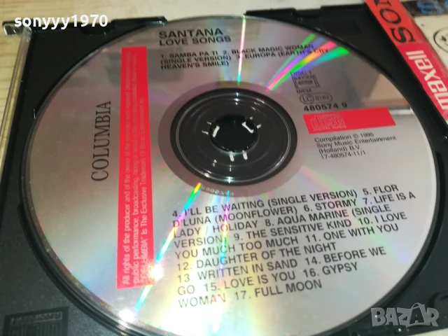 SANTANA CD 0808251529, снимка 3 - CD дискове - 51299192