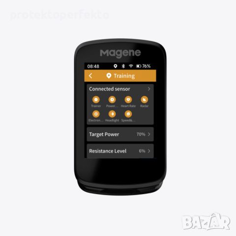 MAGENE C606 Pro професионален GPS велокомпютър, снимка 3 - Аксесоари за велосипеди - 46202086