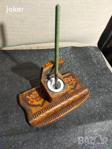 дървен декоративен предмет, снимка 3 - Други ценни предмети - 54117871