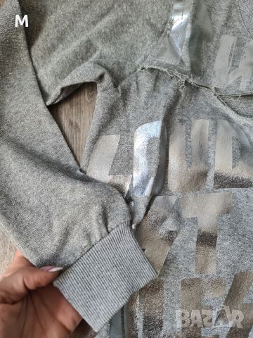 НОВА блуза / блузон в сребро на намаление , снимка 6 - Блузи с дълъг ръкав и пуловери - 45607993