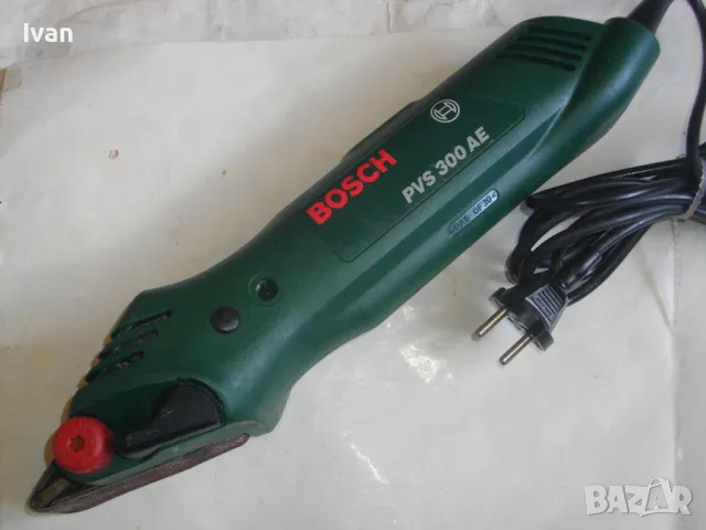 BOSCH PVS300AE Швейцарски оригинален 2004г. Мини лентов шлайф двустранен Made in Switzerland 300Вата, снимка 1 - Други инструменти - 46884072