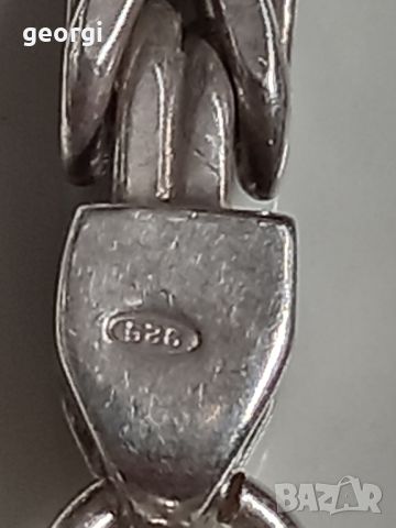 масивен сребърен синджир , снимка 4 - Колиета, медальони, синджири - 45159630