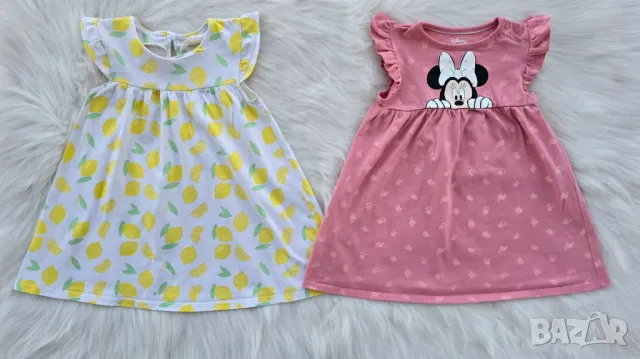 Детска рокля с лимони 18-24 месеца, снимка 6 - Бебешки рокли - 50088755