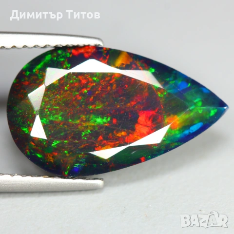 3.46кт Натурален Черен Опал