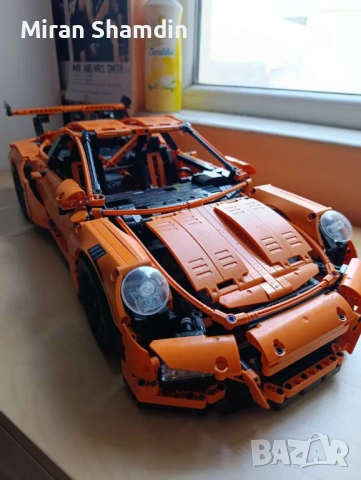 LEGO Technic 42056 Porsche 911 GT3 RS – 100% пълен, с кутия и книжка