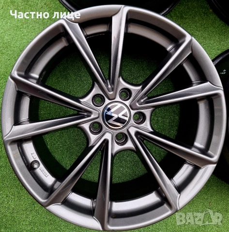 Продавам 4бр 18-ки джанти за Фолксваген Пасат, Тигуан, Шаран, Голф , снимка 5 - Гуми и джанти - 53951132