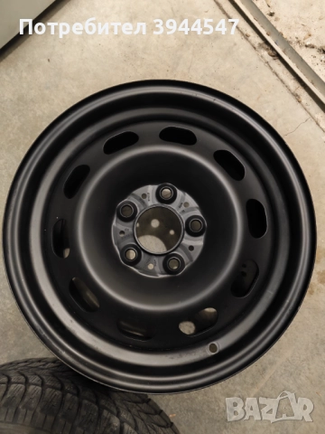 4 стоманени джанти БМВ 3 E46 E90 F30 5x120 7JX16 ET31