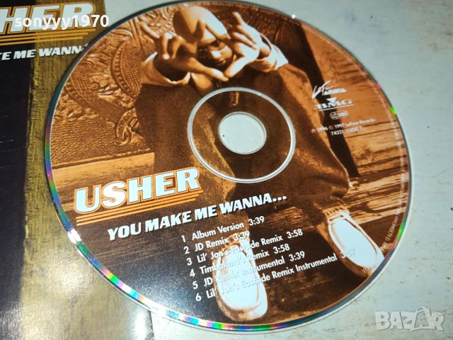 USHER CD 2604241022, снимка 3 - CD дискове - 45463674