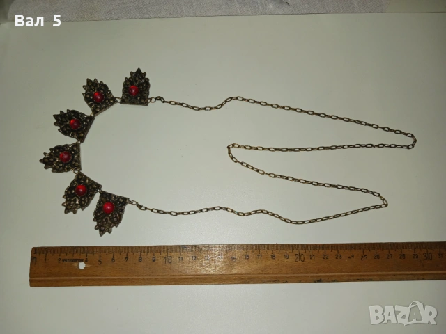 Стар нагръден накит възрожденски тип, снимка 2 - Антикварни и старинни предмети - 53511509