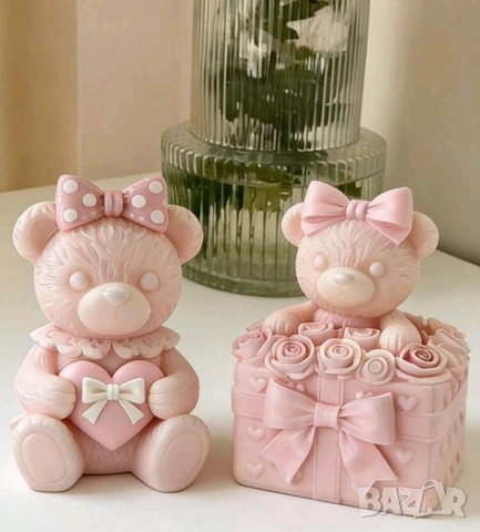 Молд мечета два вида сърце и кутия