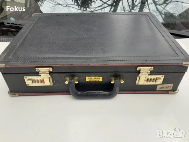 Луксозен комплект прибори Solingen Germany 71 части в куфар, снимка 6 - Антикварни и старинни предмети - 53726550