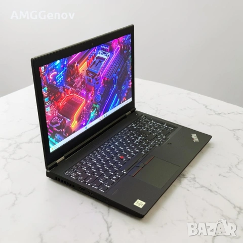 15.6’FHD IPS/Core i9-10885H/RTX 4000 8GB/Lenovo Thinkpad P15 Gen1/32GB DDR4/512GB SSD, снимка 4 - Лаптопи за работа - 54267489