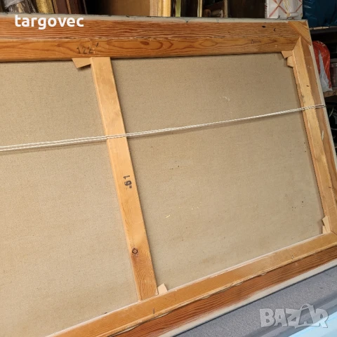 Прекрасна картина пейзаж масло на платно, снимка 9 - Антикварни и старинни предмети - 41778598