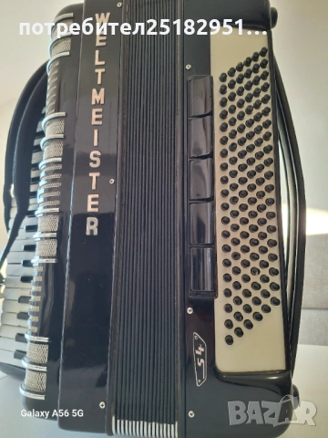 Акордеон Weltmaister S4, снимка 3 - Акордеони - 53835286