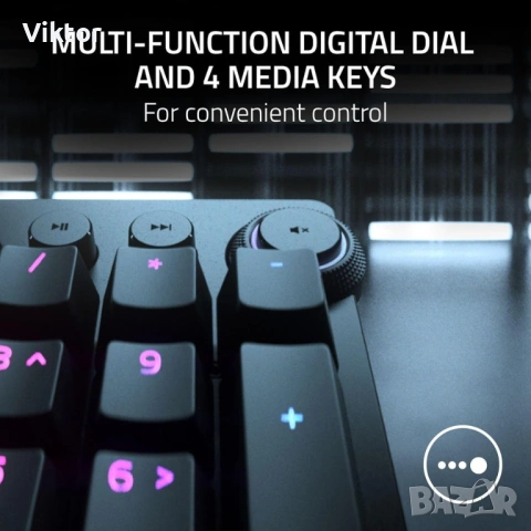 Чисто нова клавиатура Razer Huntsman V2, Analog Switch, снимка 6 - Клавиатури и мишки - 53595639