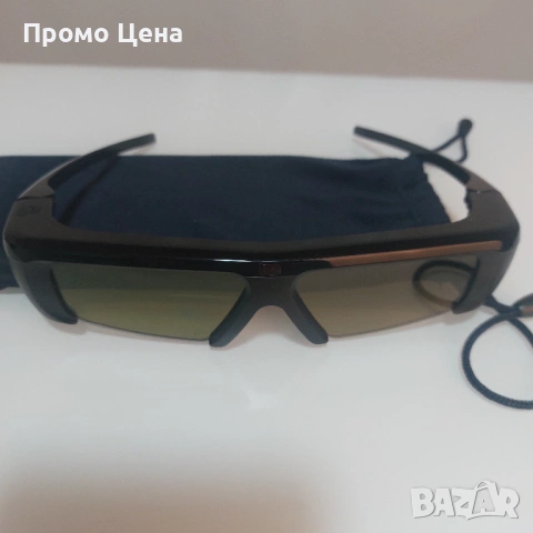 Оригинални активни 3D очила Samsung (Samsung 3D Active Glasses SSG-3100GB) + калъфче, снимка 3 - Друга електроника - 54207547