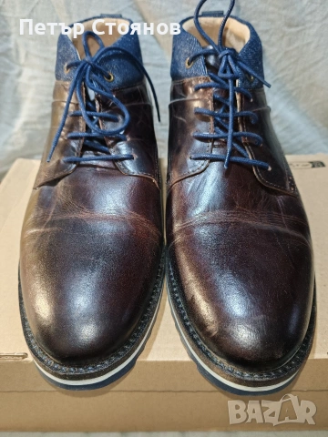 Стилни мъжки кларкове от естествена кожа OLIVER JACOB №44, снимка 6 - Мъжки боти - 54217908