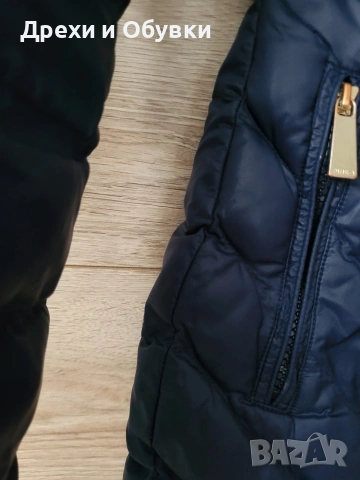 Тъмно синьо яке с качулка PINKO , снимка 6 - Якета - 51858101