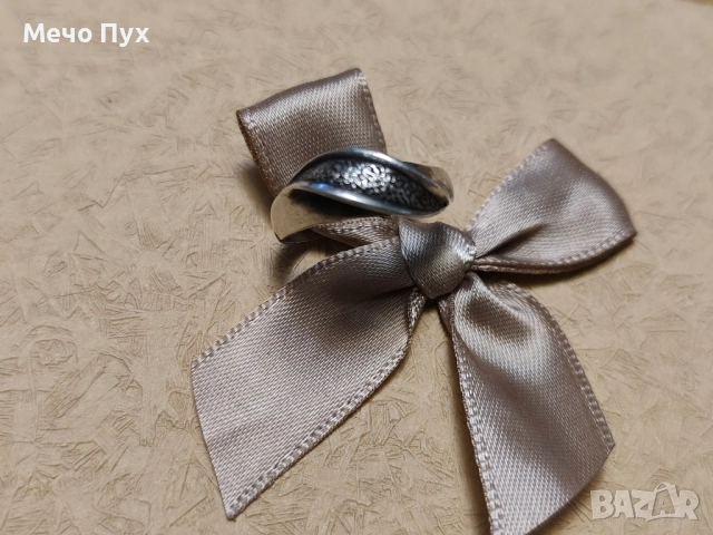 Сребърен пръстен (294), снимка 6 - Пръстени - 52298413