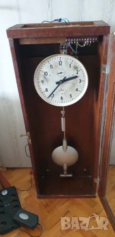 Електромеханичен стенен часовник  Siemens с махало , снимка 9 - Антикварни и старинни предмети - 54217276