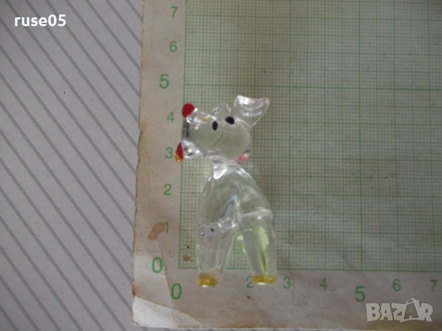 Фигура "Куче" стъклено, снимка 6 - Колекции - 53879513