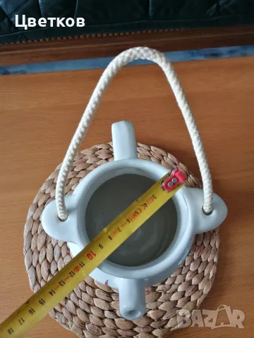 Керамична кана за бяло вино "Fortebraccio ceramiche", снимка 6 - Декорация за дома - 49616888