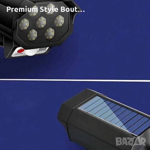 Соларна лампа камера BK-36 DRAGON 1200W - сензор за движение, снимка 7 - Соларни лампи - 53883723