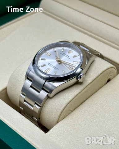 Rolex Oyster Perpetual 36mm Steel Silver Dial Automatic Дамски Различни Цветове, снимка 2 - Дамски - 54043698