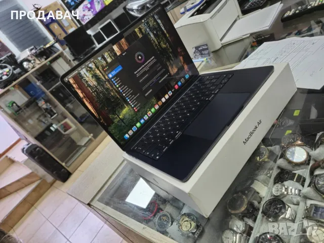 Ултрабук APPLE MacBook Air 13,6" M3 MRXV3 MDN 8C/8G/256 13.6 ", APPLE M3 CHIP, RAM 8 GB, SSD 256GB, снимка 2 - Лаптопи за работа - 48478696