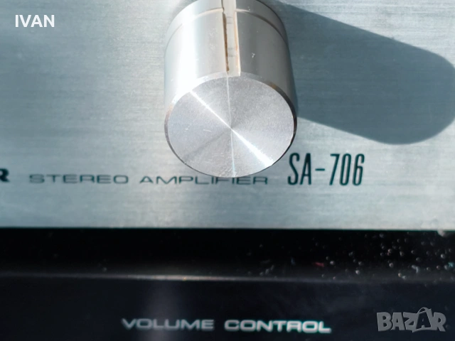Продавам усилвател pioneer sa-706, снимка 3 - Ресийвъри, усилватели, смесителни пултове - 54008006