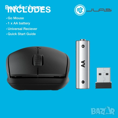 JLab Go Bluetooth мишка, снимка 8 - Друга електроника - 53836242