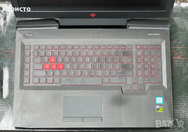 Гейминг лаптоп HP OMEN, Intel Core i7-7700HQ, 12GB RAM, 1TB SSD, nVIDIA GeForce GTX 1050TI 4GB, снимка 6 - Лаптопи за работа - 45693751